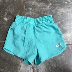 Nike Kids Dri-fit Aqua Blue Shorts